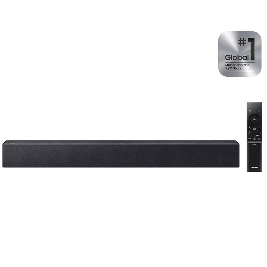 SAMSUNG HW-QS710GF Q-Series 3.1.2 Canali Soundbar per TV, altoparlante TV con subwoofer wireless da 6,5", Dolby Atmos wireless e DTS:X, SpaceFit Sound, Q-Symphony [Versione Tedesca]