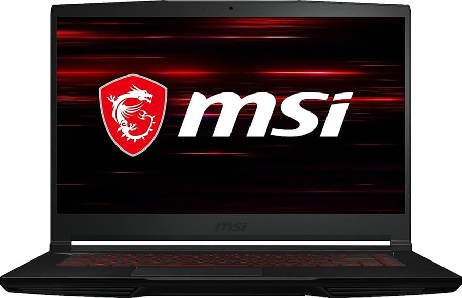 MSI GF63 - Laptop da gioco sottile, 15,6 pollici, FHD 144Hz, Intel i5-11400H, RTX 3050, 16 GB RAM, SSD NVMe, Windows 11, alluminio nero