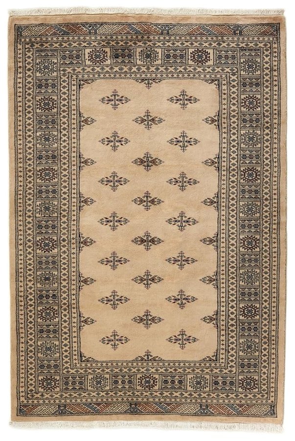 Pakistan Buchara 3ply 138x205 Annodato a mano Tappeto orientale Tappeto In lana Pakistan
