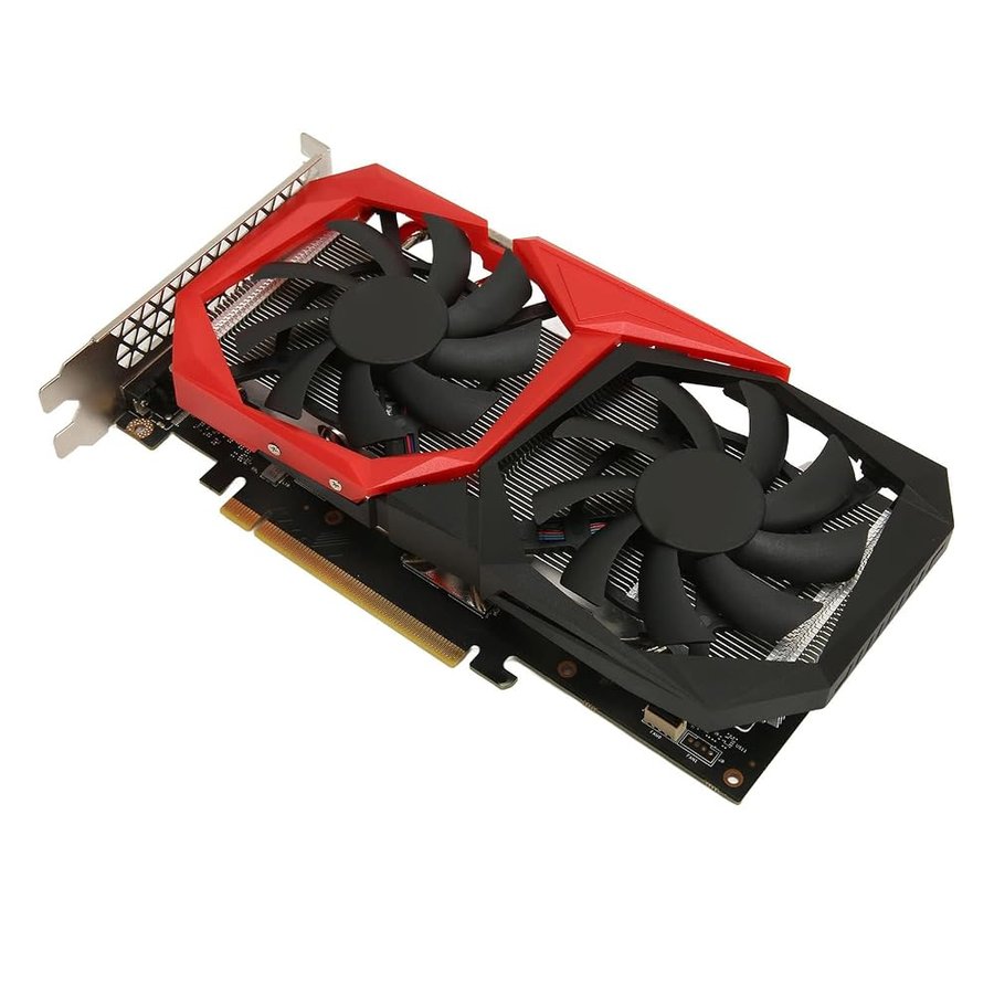 Dpofirs Scheda Grafica RTX2060 6G GDDR6 192 Bit, 1365 MHz 14000 MHz 192 Bit, 8K HDR PC Scheda Grafica RTX2060, Doppia Ventola, HDMI, DVI, DP