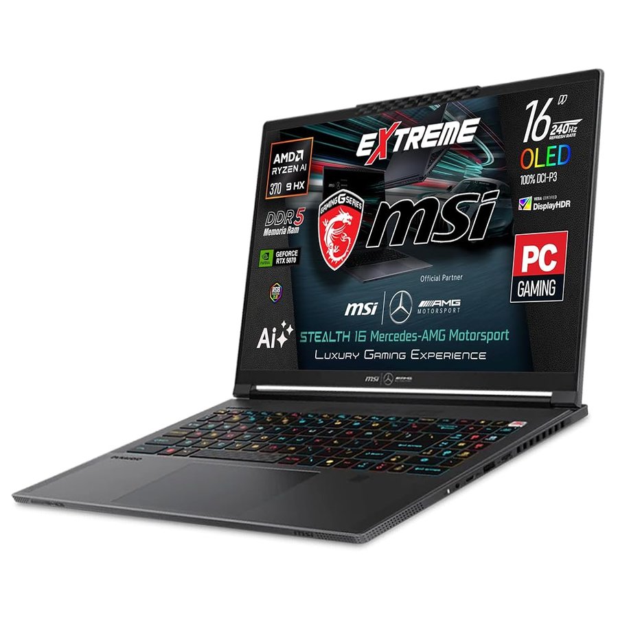 msi Notebook Stealth A16 Mercedes AMG AI+, 16″ OLED QHD+ 240hz