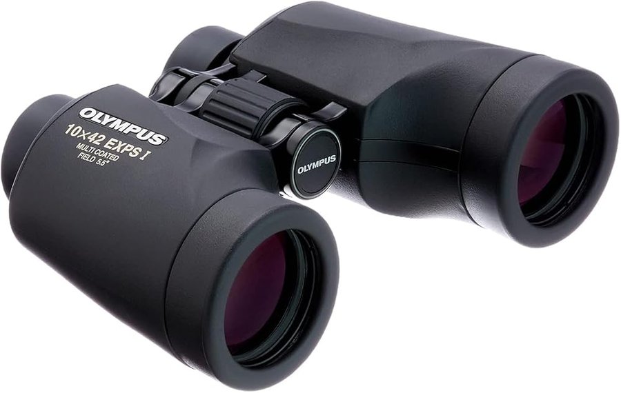Olympus 10x42 EXPS I Binocolo Professionale con Prismi BaK4 - Nero