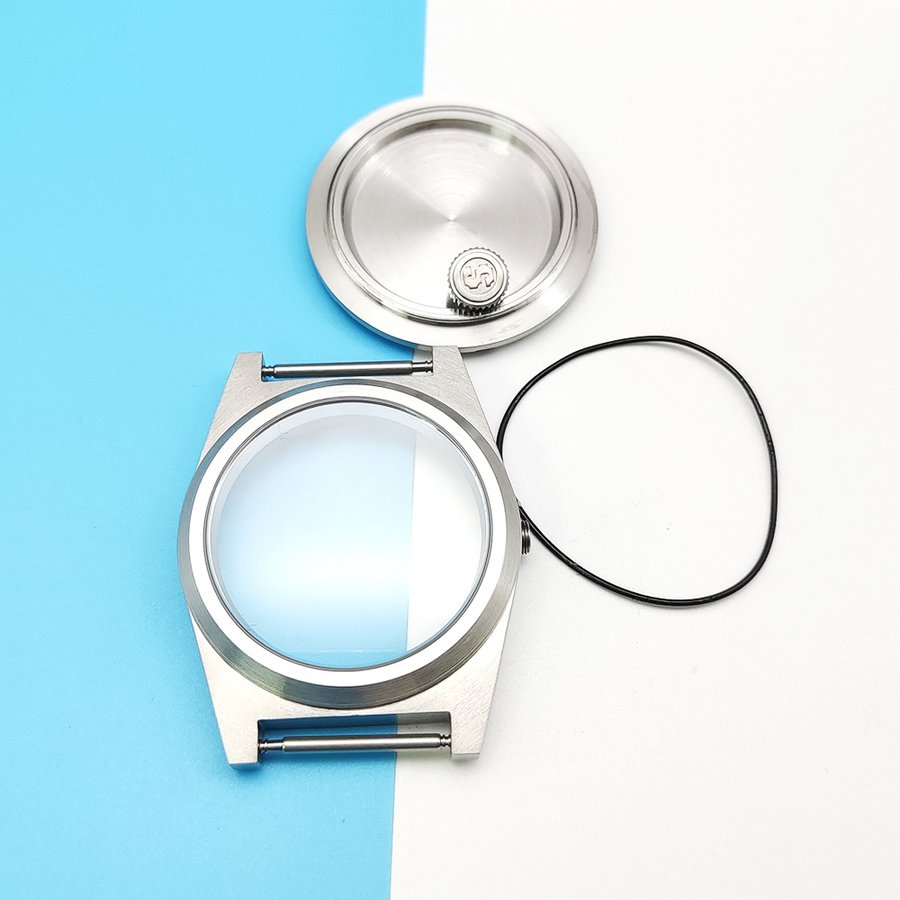 Glass Brushed Stainless Steel Case Fashion