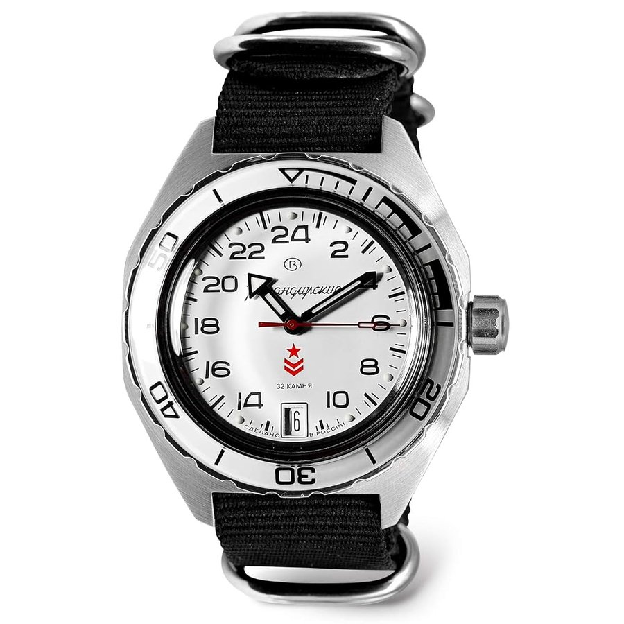 Komandirskie 650546 GMT - Orologio meccanico automatico per subacqueo