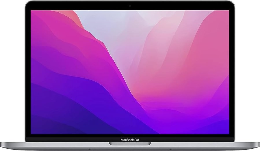2022 Apple MacBook Pro con Apple M2 Chip (13-pollici, 8GB RAM, 256GB SSD di Memoria (AZERTY French) Grigio Siderale (Ricondizionato)