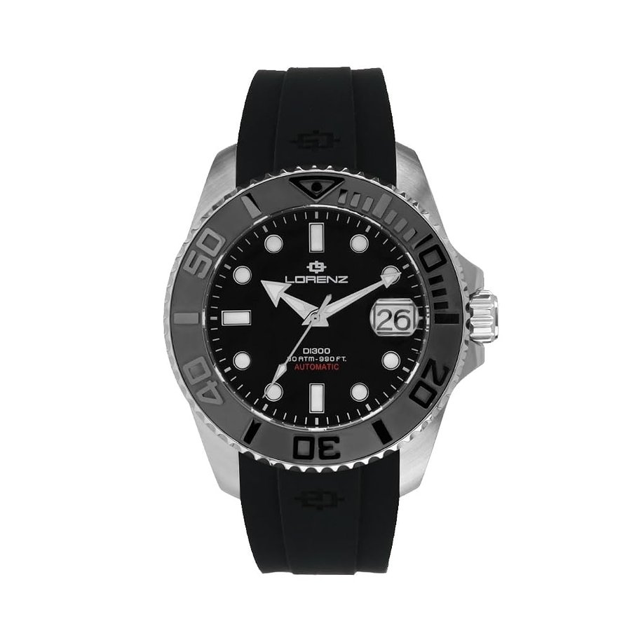 Orologio Uomo Sportivo - Doppia Iniezione 300 - Orologio Automatico Subaqueo Professionale 030258AA con Cinturino in Resina