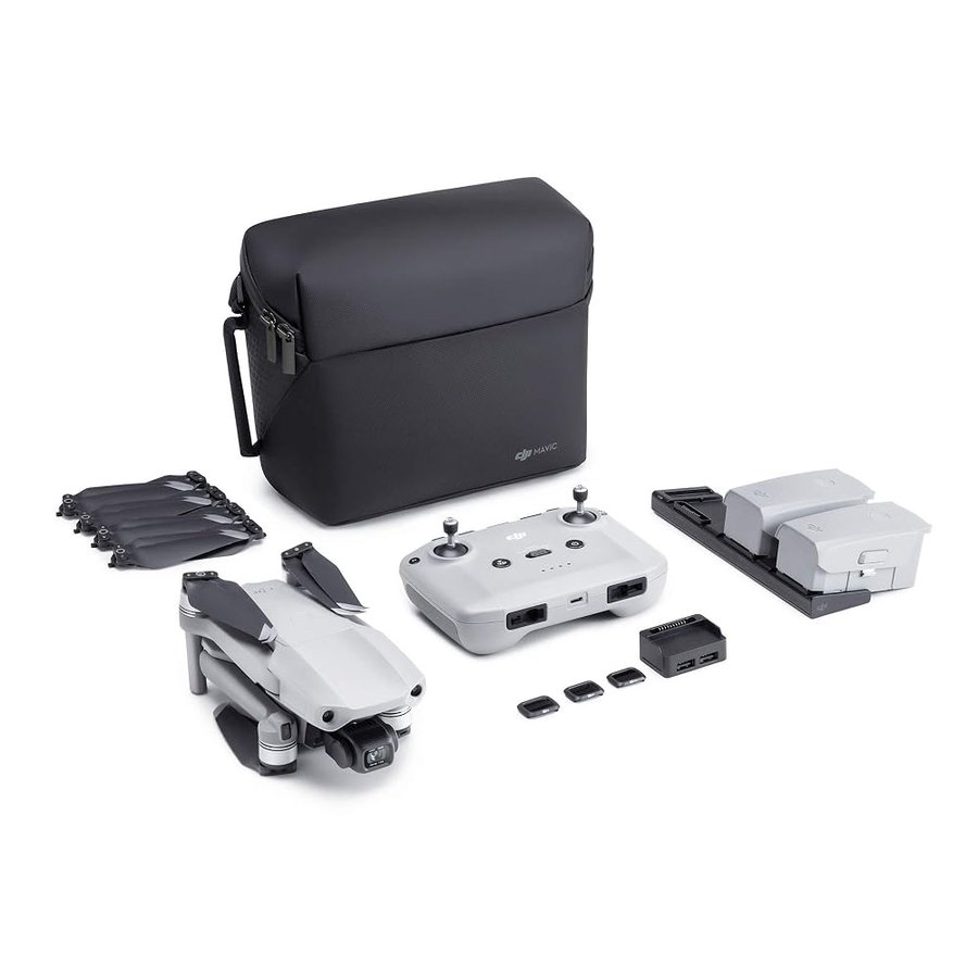 DJI Mavic Air 2 Fly More Combo Drone Quadcopter UAV con Telecamera 48MP 4K, Video 1/2", Sensore CMOS, Stabilizzatore 3 Assi, 34 min di Volo ActiveTrack 3.0, Grigio