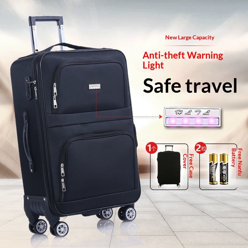 Four-wheel Rolling Suitcase Oxford Fabric Trolley Case