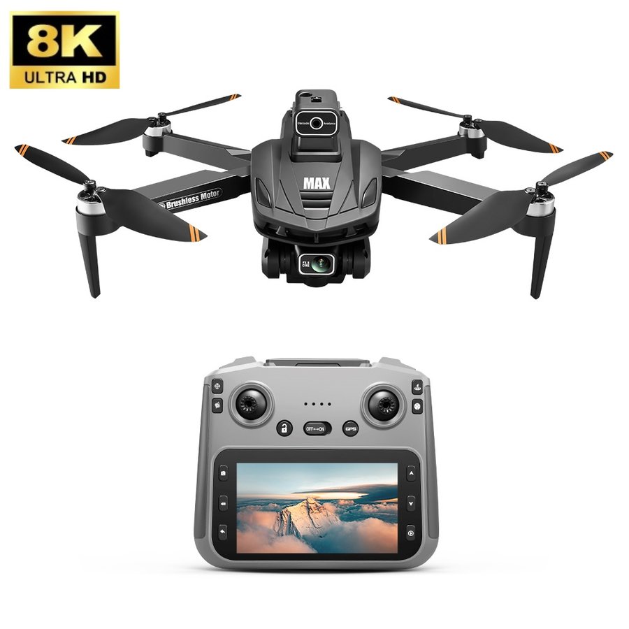 V168Pro Max Drone  8K HD 4.5-inch Screen, With GPS Positioning Function.