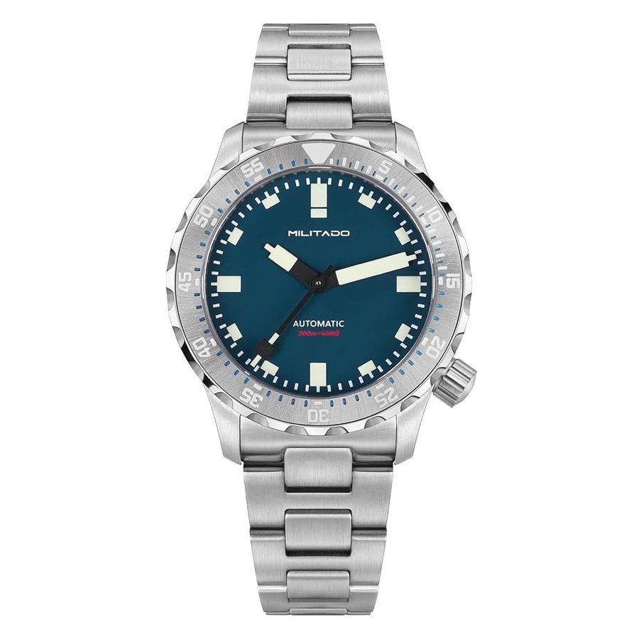 Militado ML20 - Orologio automatico subacqueo, 39 mm, impermeabile fino a