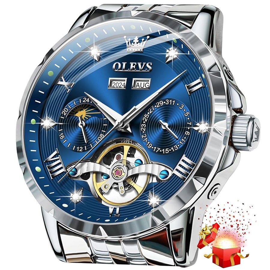Orologio da donna in acciaio inossidabile impermeabile con piccolo quadrante analogico al quarzo e quadrante dorato