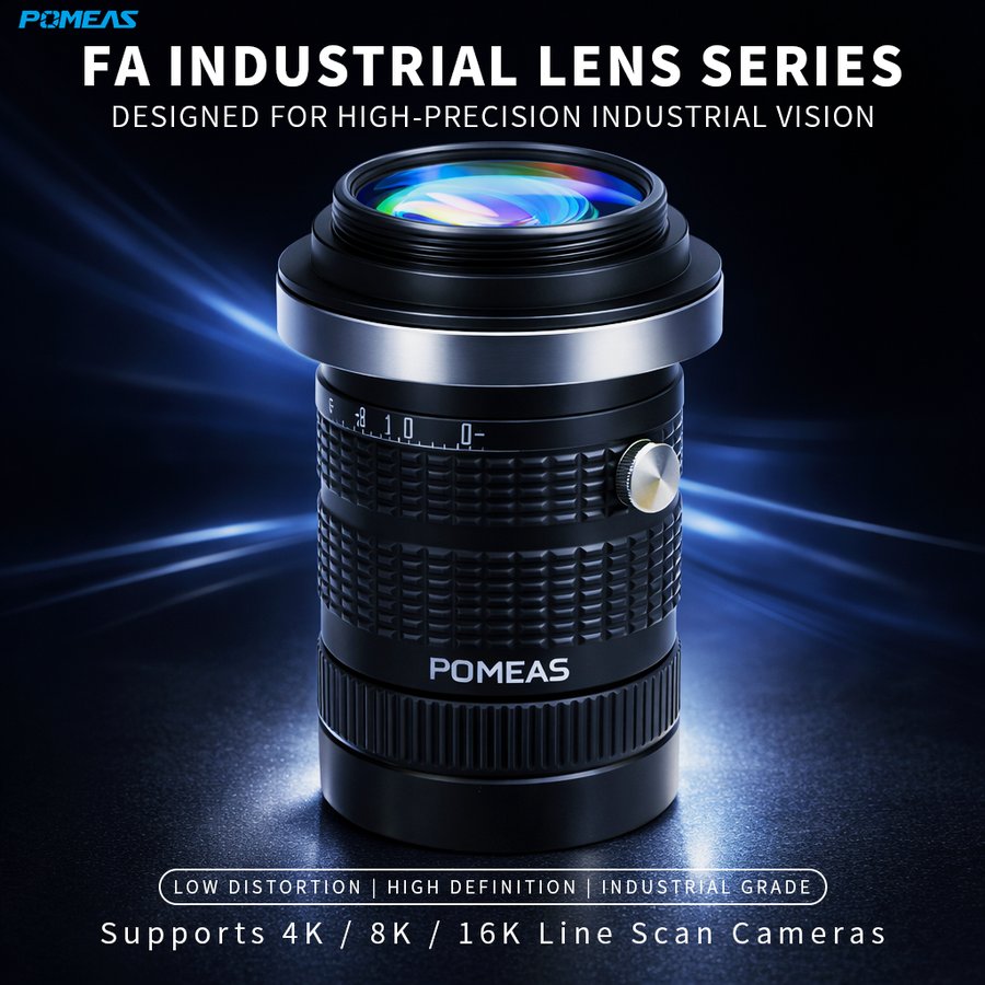35mm 4K Line Scan Lens 7um 32mm Image Circle F2 8 F16 Low Distortion M42 M72 F Mount PMS LLA01 3528M