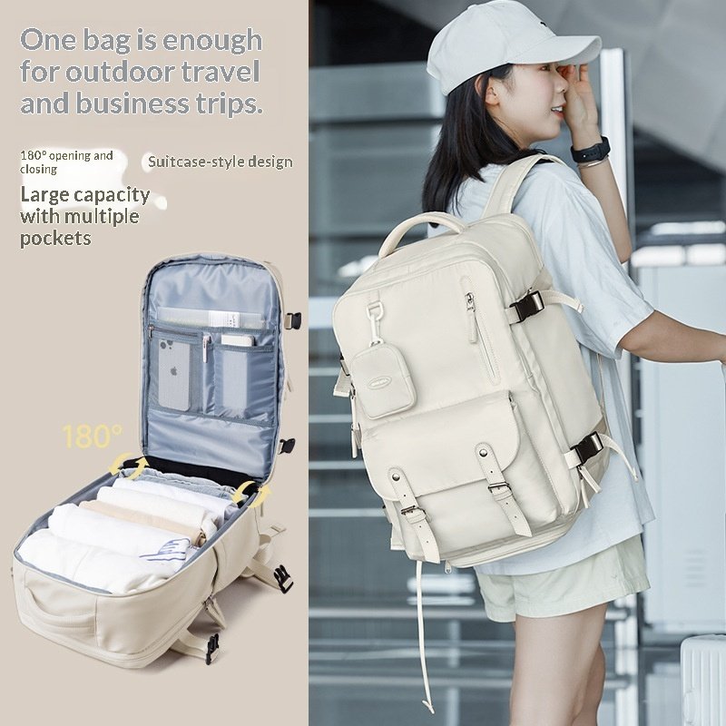 Travel Backpack Lightweight And Spacious Suitable For Luggage And Books
