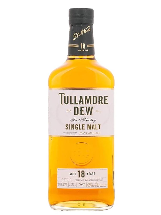 Tullamore D.E.W. 18 Years Old Single Malt Irish Whiskey 41,3% Vol. 0,7l in Giftbox
