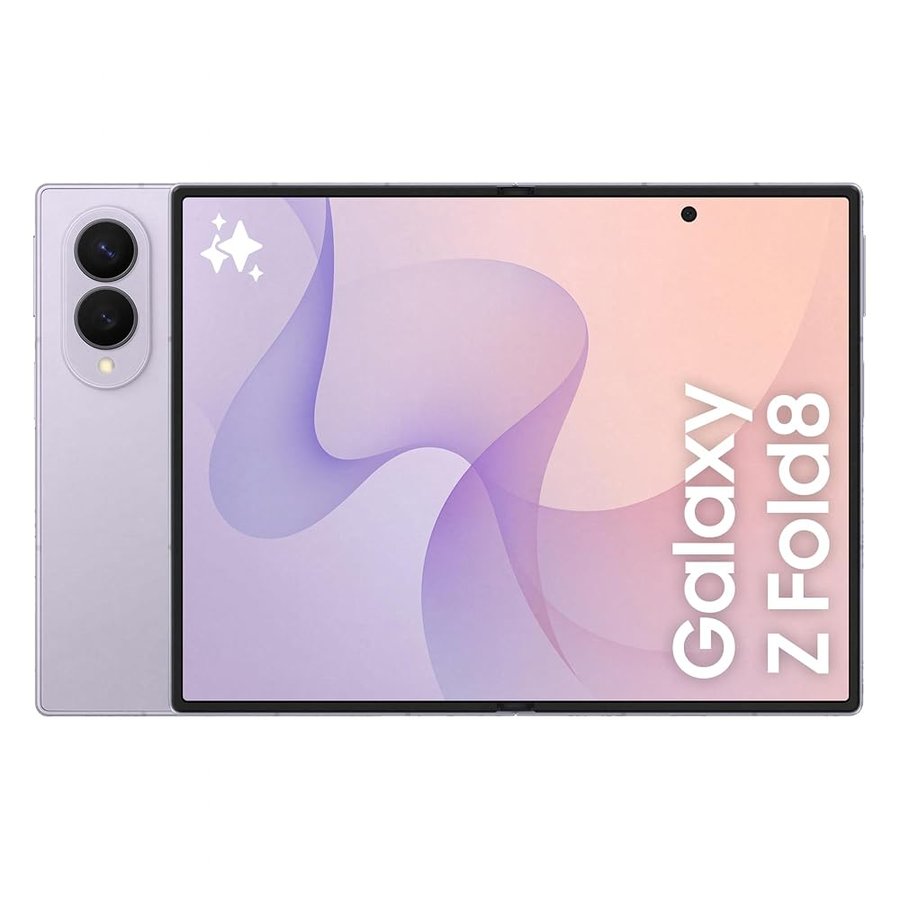 Samsung Galaxy Z Fold8, 256GB, Lavender [Versione Italiana] | 3 anni di Garanzia, Nuovo Formato, Rapporto Display Esterno 10:16 | Interno 4:3, Processore potente, 4800 mAh, Camera 50MP