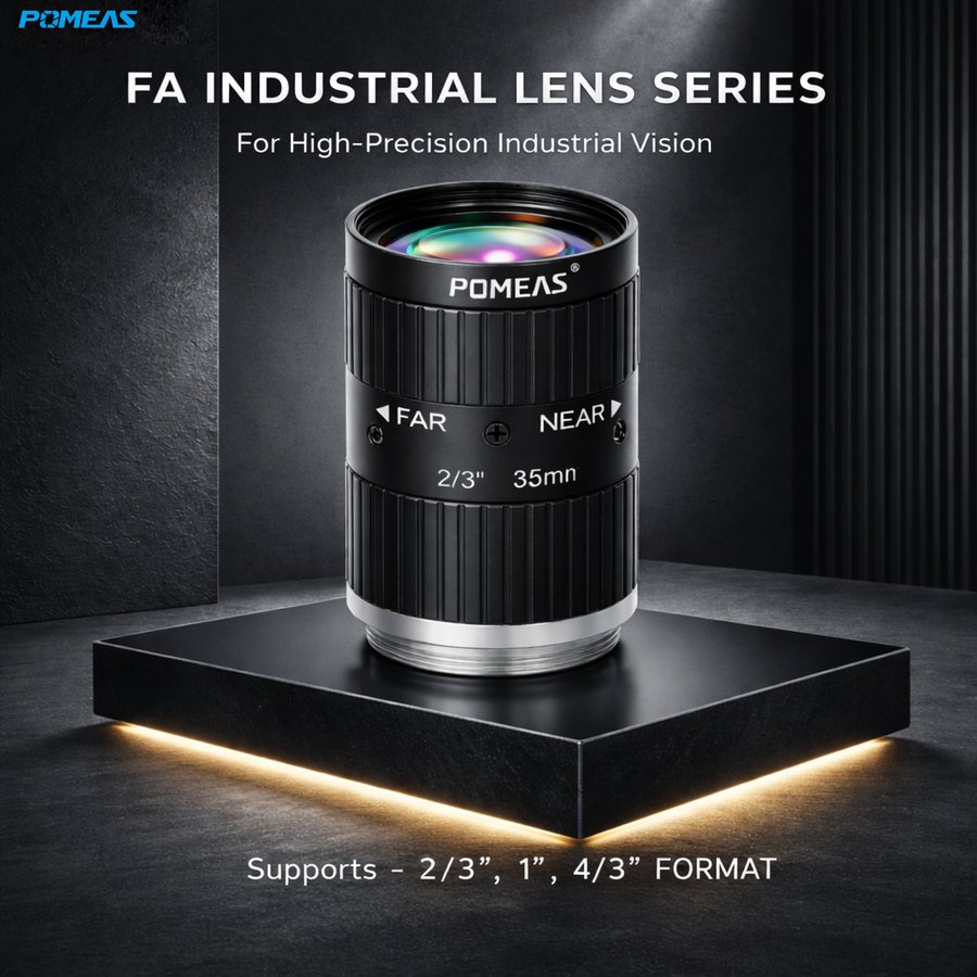 LFEHH-3528M 35mm F2.8 10MP Fixed Focal Length Machine Vision Lens For 2    3 Inch Industrial Cameras
