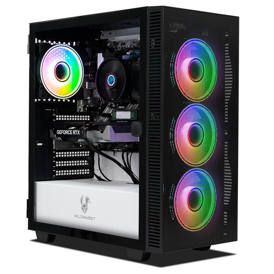 Ankermann Radiant Gaming V3 | AMD Ryzen 5 5500 | Nvidia GeForce RTX 5060 Ti 8GB | 16GB RAM | 1TB NVMe SSD | Windows 11 | WiFi | Libre Office