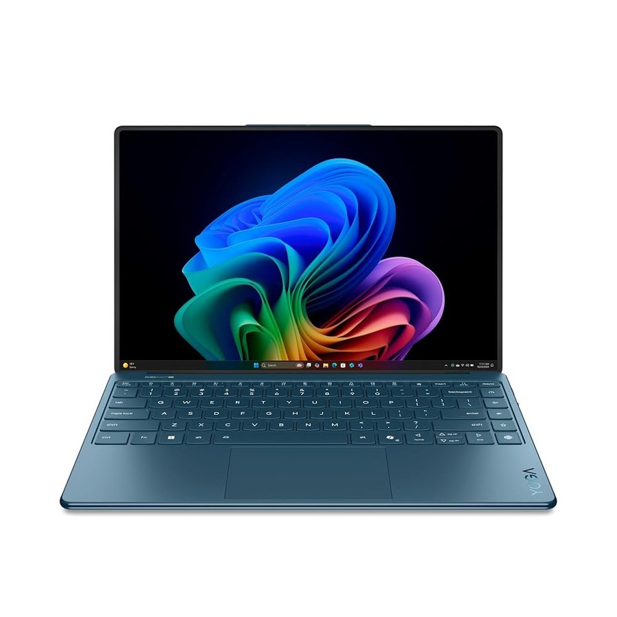 Lenovo Yoga Slim 9 Notebook Copilot+ PC 14” 4K OLED Touch WQUXGA (3840x2400), Intel Core Ultra 7 258V, RAM 32 GB, 1 TB SSD, WiFi 7, Windows 11 Home - Tidal Teal