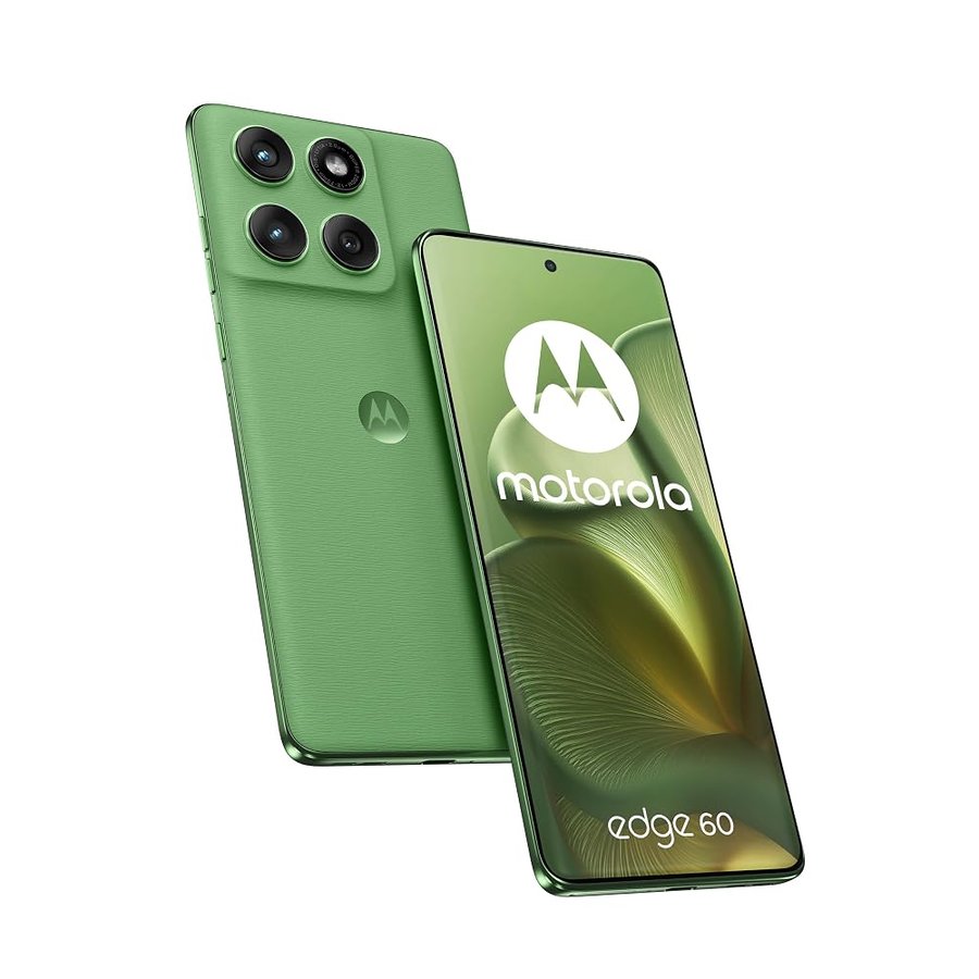 Motorola edge 60 con Moto AI (8/512GB, Fotocamera 50+50+10MP, selfie 50MP, Display 6.67" pOLED 120Hz, MediaTek Dimensity 7300, batteria 5100mAh, ricarica 68W, Android 15), Shamrock