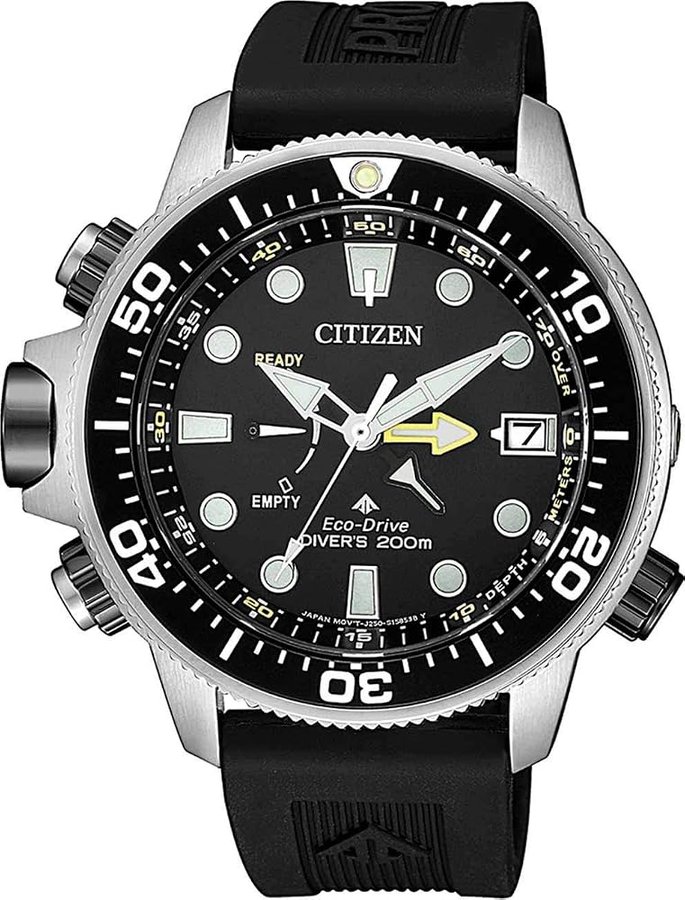 Mens Analogue Eco-Drive Watch Promaster Aqualand
