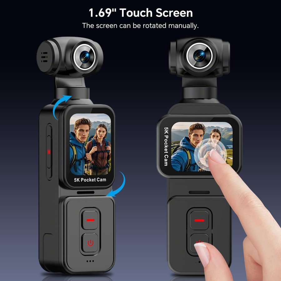 New Rotating-Screen Sports Thumb Camera Pocket DV Recorder
