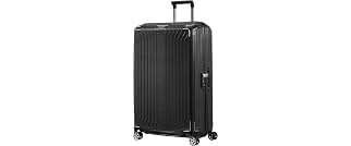 Samsonite Lite-Box Trolley da stiva, 75 cm | Nero, trolley rigido, 75H x 50W x 29D cm, 98 L, 3.1 kg, con lucchetto TSA e in materiale Curv
