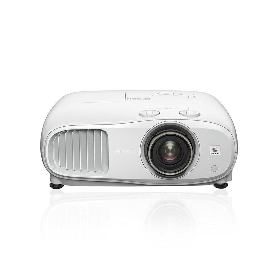Epson EH-TW7100 | Videoproiettore 4K PRO-UHD | 3.000 lumen | 3LCD | Display da 500” | Streaming facile da dispositivo con 2 porte HDMI | Altoparlante stereo 10W | Per uso domestico e gaming | Bianco