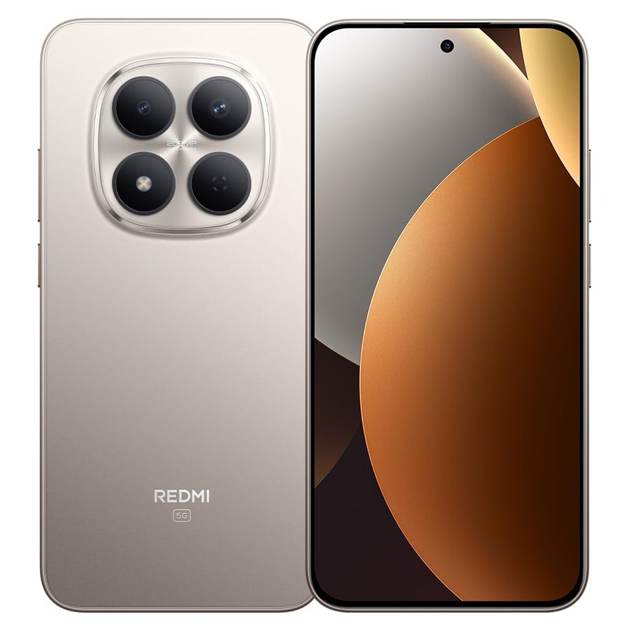 XIAOMI REDMI Note 15 Pro 5G Smartphone 12GB + 512GB Massive 6580mAh Batteria MediaTek Dimensity 7400-Ultra 6.83" 1.5K CrystalRes AMOLED Display, Charger Included (Titanium Color