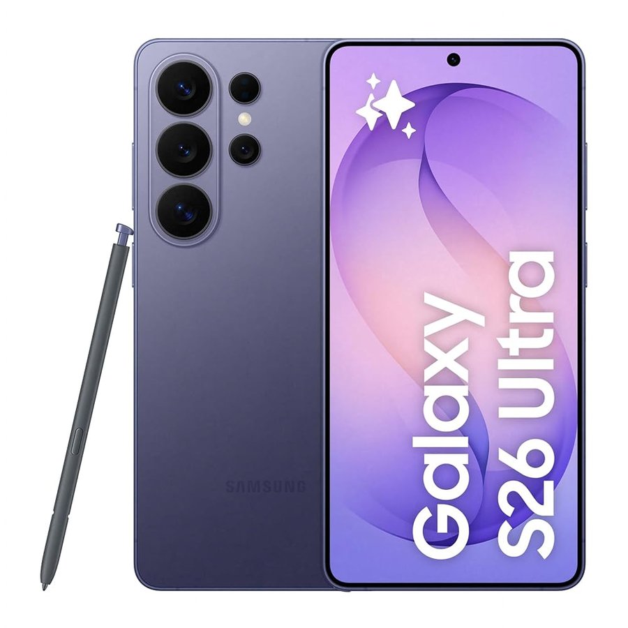 Samsung Galaxy S26 Ultra 512GB, Cobalt Violet [Versione italiana] | 3 anni di Garanzia, Smartphone AI, Privacy Display Integrato, Processore Potente, Assistente Foto, Camera 200 MP, 5000 mAh