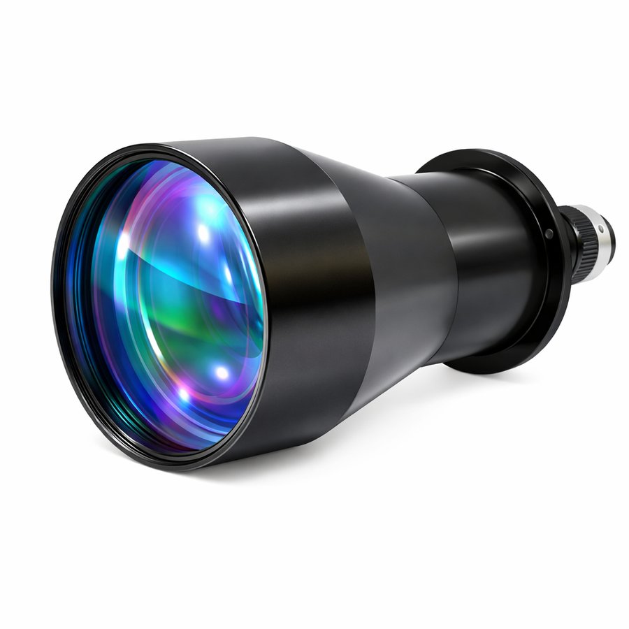 0.088X Telecentric Lens 120mm Distance C-Mount 1.1inch Inch Machine Vision Lens 240mm Length 116mm Diameter