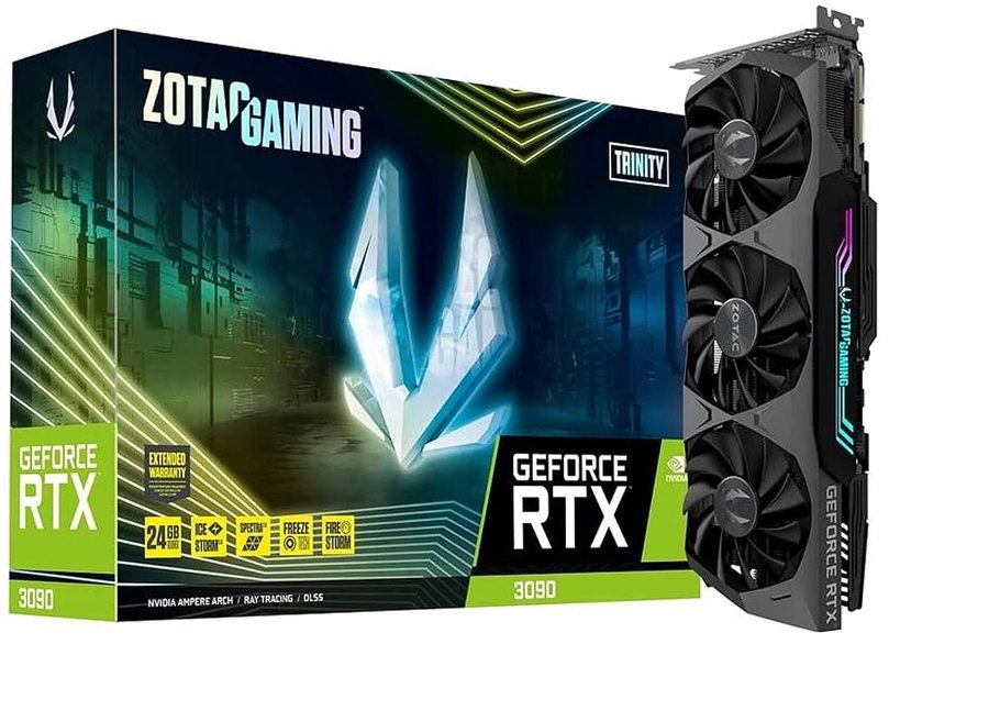 ZOTAC VGA RTX 3090 TRINITY 24GB,GDDR6X,HDMI,3XDP