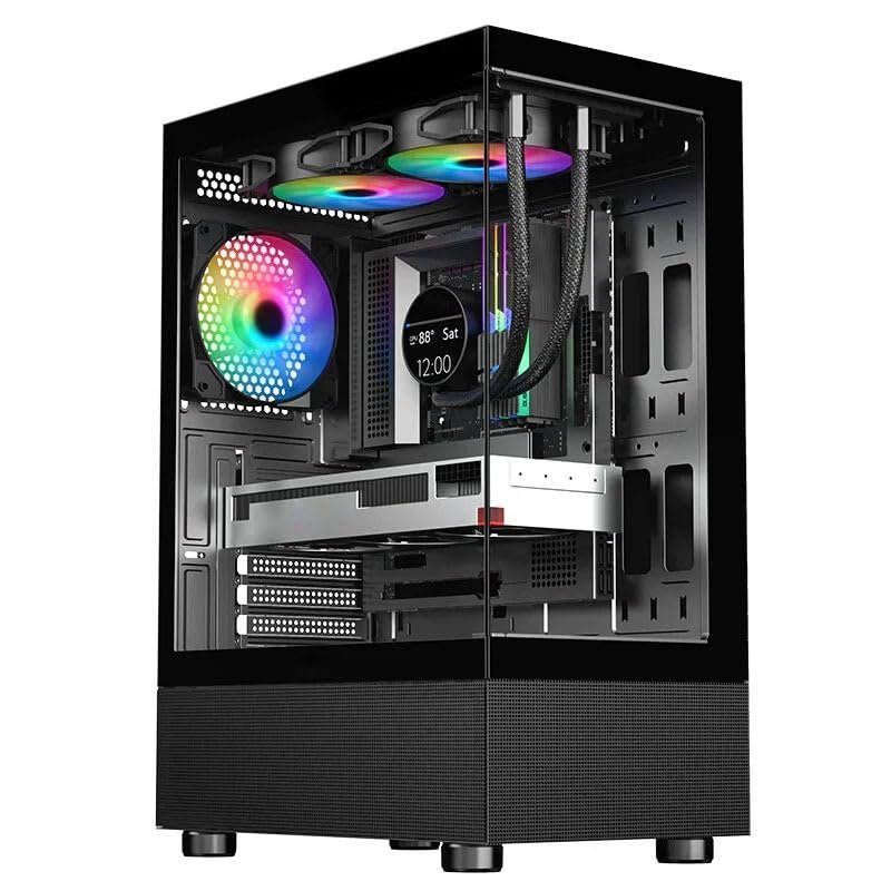 PC Gaming Ryzen 5 7600, RTX 5050 8GB, 32GB DDR5 6000MHz, SSD NVMe 1TB, WiFi, Windows 11 Pro, Dissipatore a liquido 240mm, PC Fisso Desktop Completo da Gioco e Lavoro