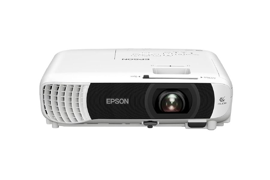 Epson EB-W55 | Videoproiettore WXGA conveniente | 3LCD | 4.000 lumen | Display da 320" | Wi-Fi | Split-screen | Configurazione semplice | 2 x HDMI | Per uso domestico e in ufficio | Bianco