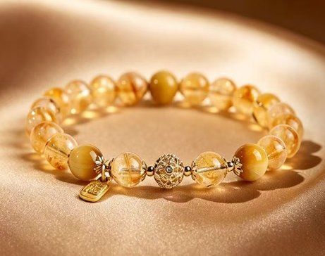 Yellow Crystal Fortune Making Career Bracelet